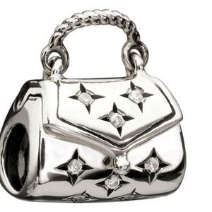 Chamilia red crystal purse charm